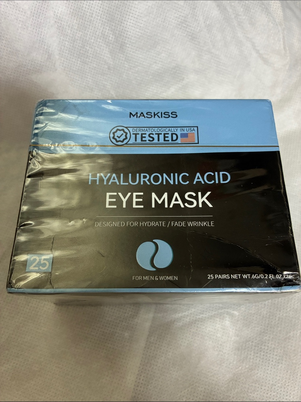 Hyaluronic Acid Eye Mask - Blue & Black